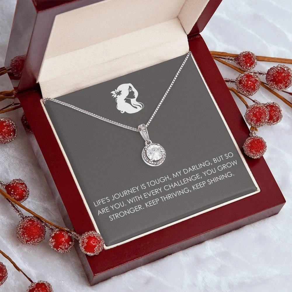 Sii Forte Per Sempre: Collana Eterna Speranza Unica Gioiello Italiano.